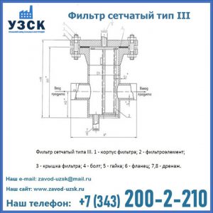 Фильтр сетчатый ФС по Т-ММ-11-2003 в Екатеринбурге