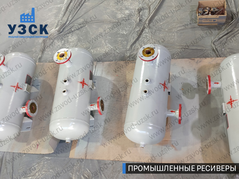 фотография емкостных ресиверов газа Екатеринбург